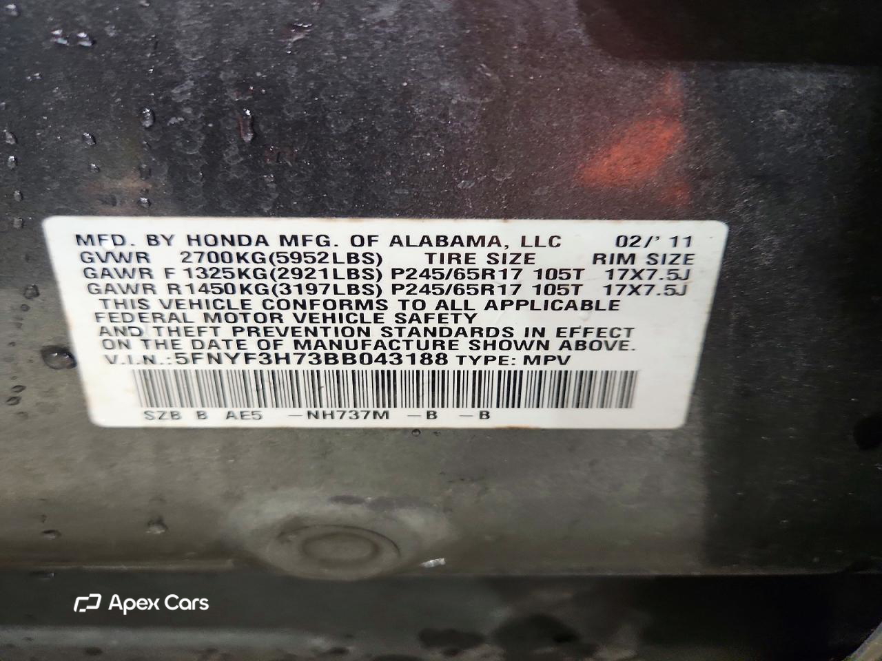 Honda Pilot 2011