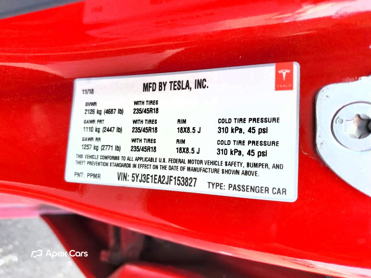 Tesla Model 3 2018