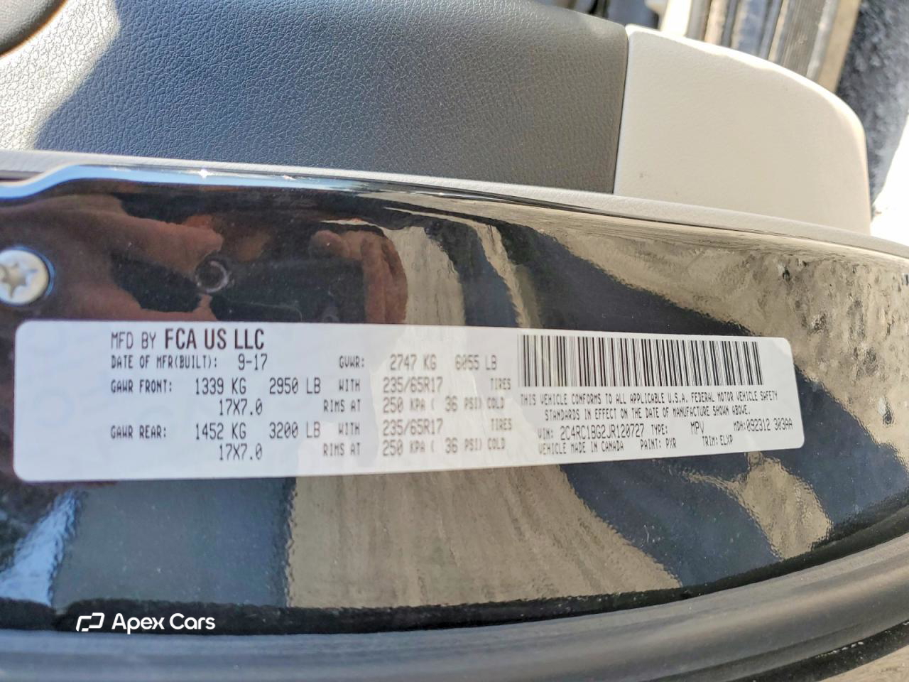 Chrysler Pacifica 2018