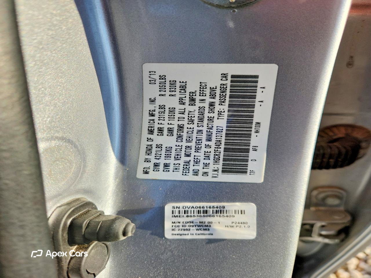 Honda Accord 2013