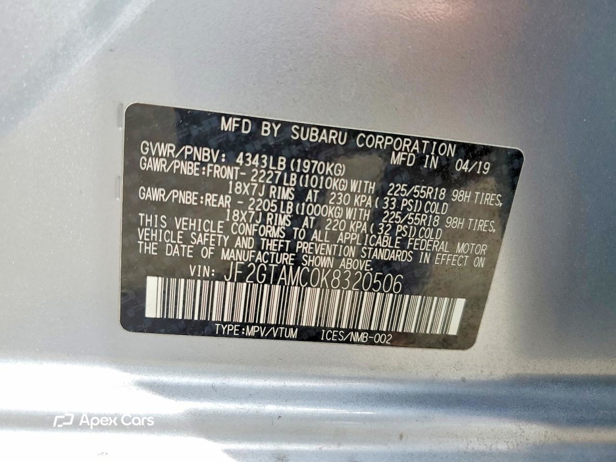 Subaru XV 2019