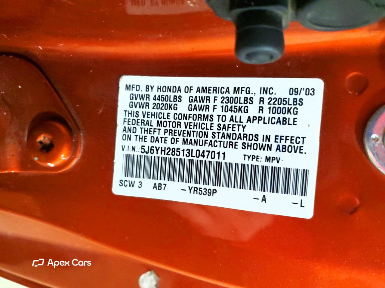 Honda Element 2003
