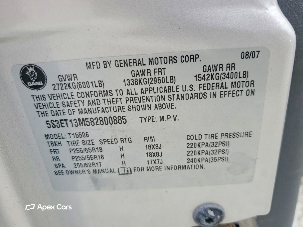 Saab 9-7X 2008