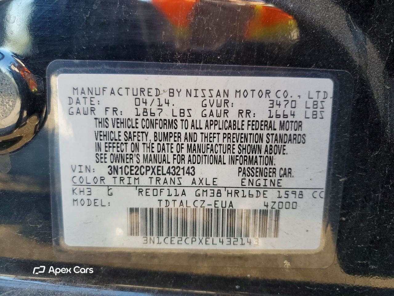 Nissan Versa 2014