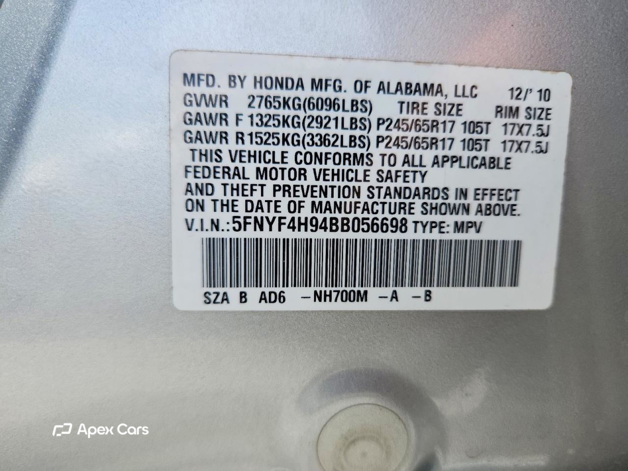 Honda Pilot 2011