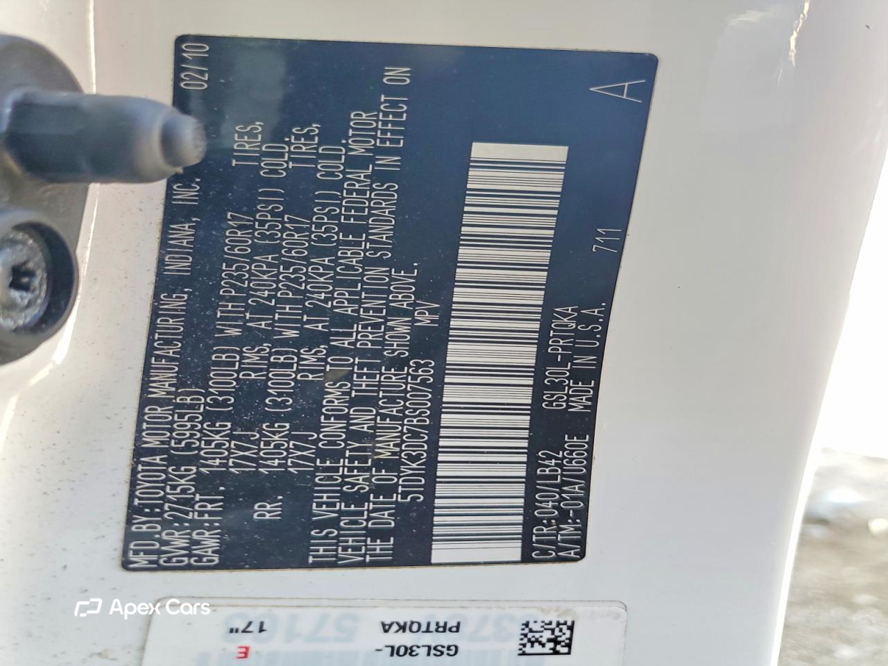 Toyota Sienna 2011