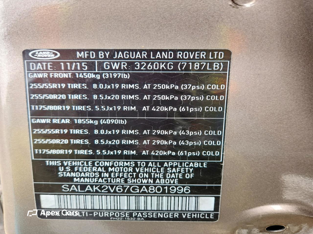 Land Rover LR4 2016