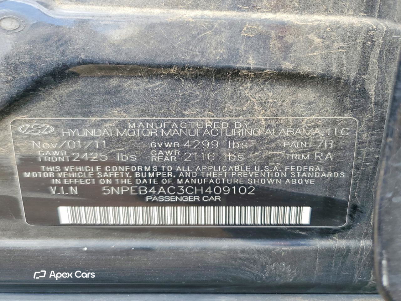 Hyundai Sonata 2012