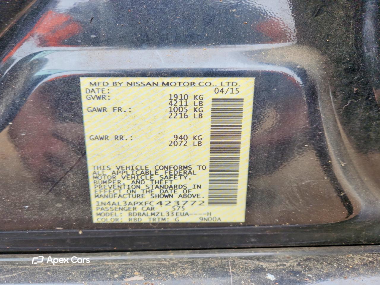 Nissan Altima 2015