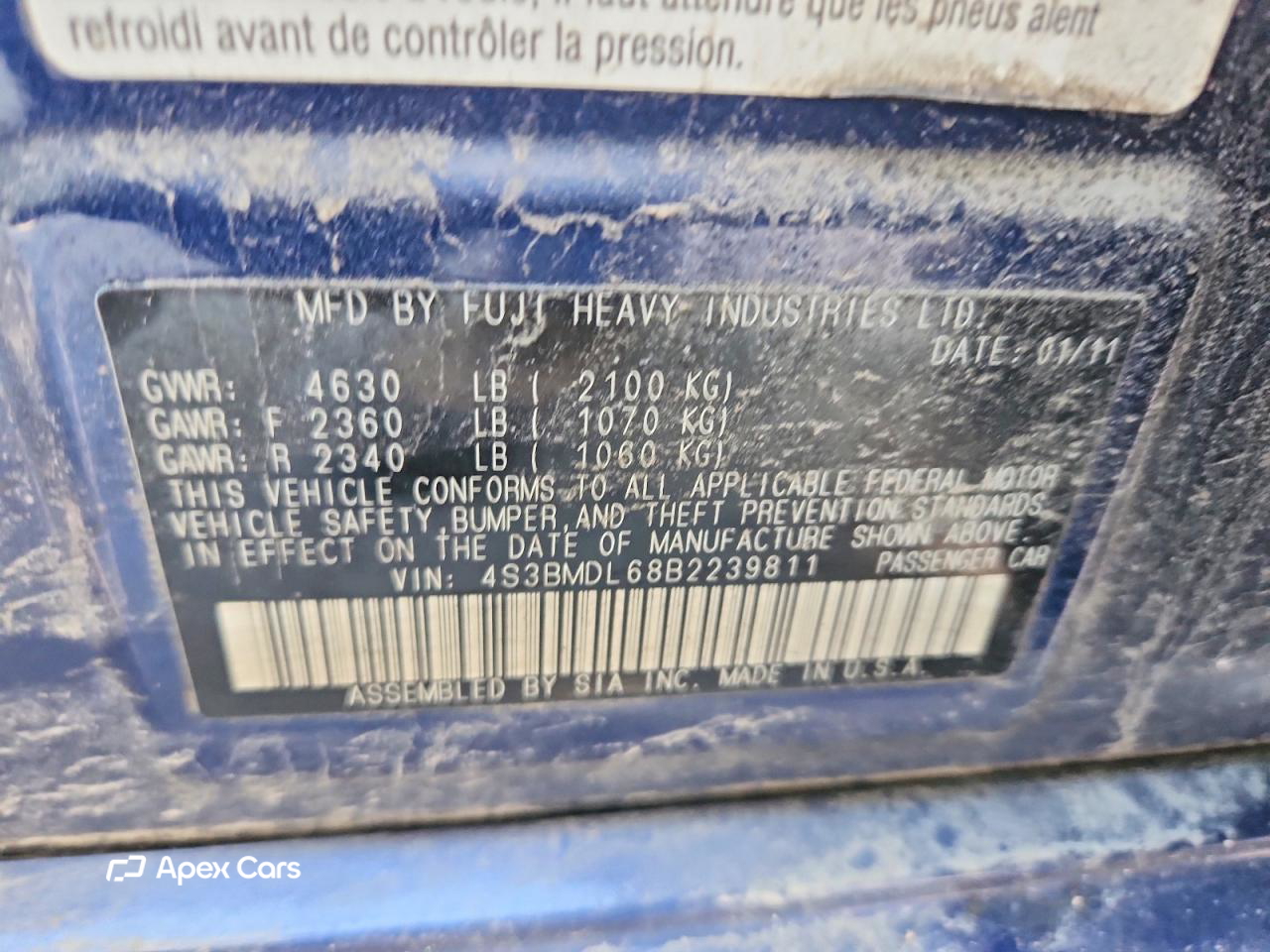 Subaru Legacy 2011
