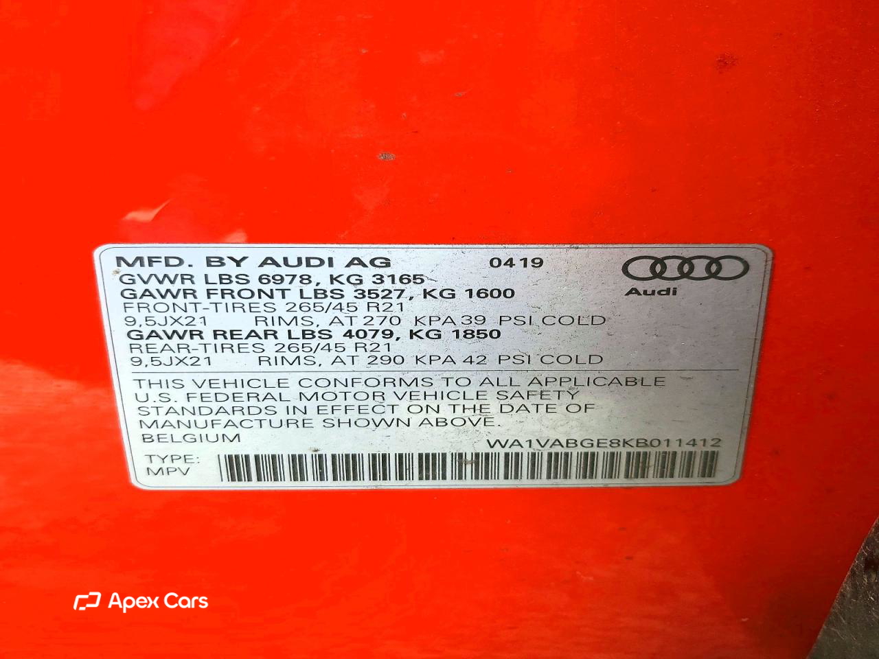 Audi e-tron 2019