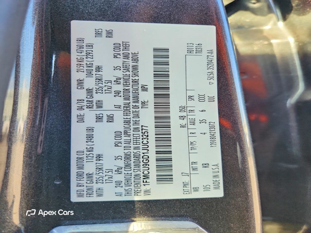 Ford Escape 2018