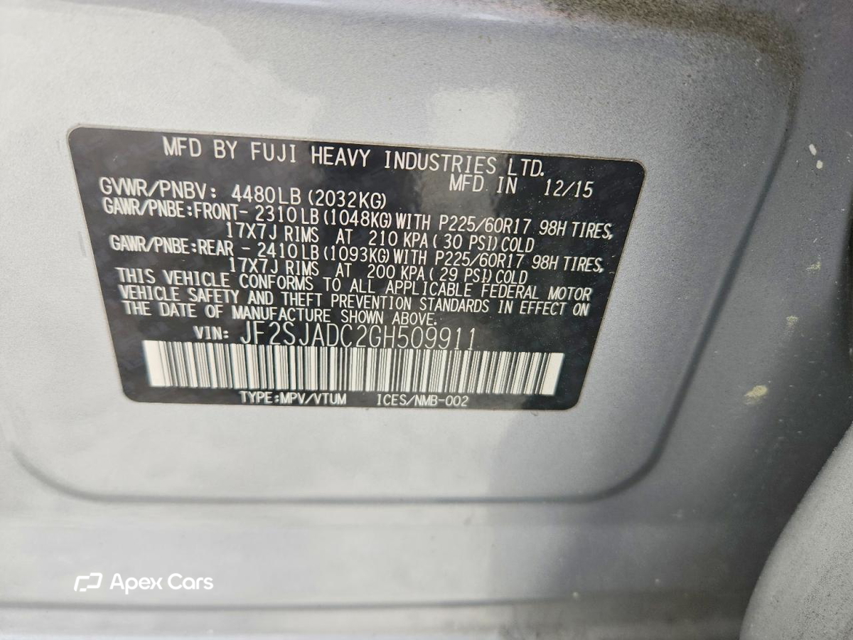 Subaru Forester 2016