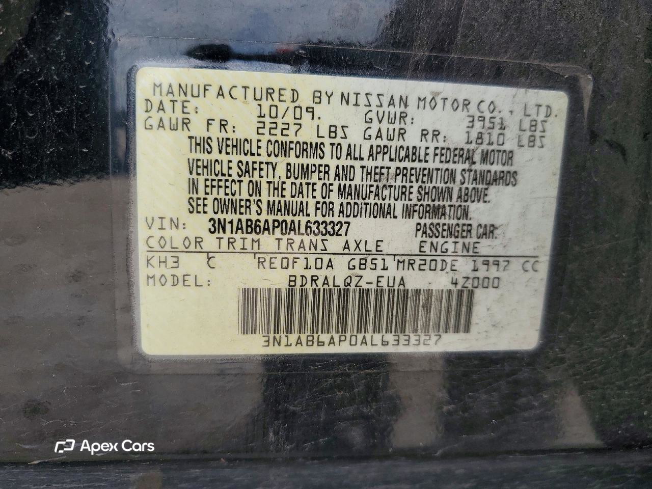 Nissan Sentra 2010