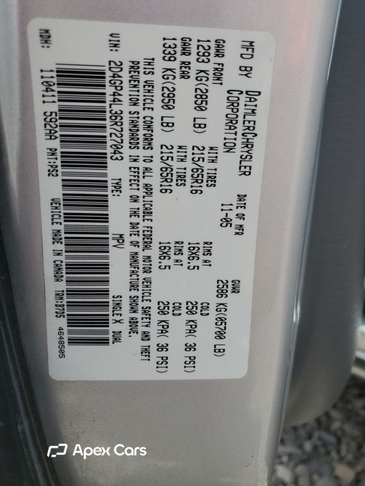 Dodge Caravan 2006