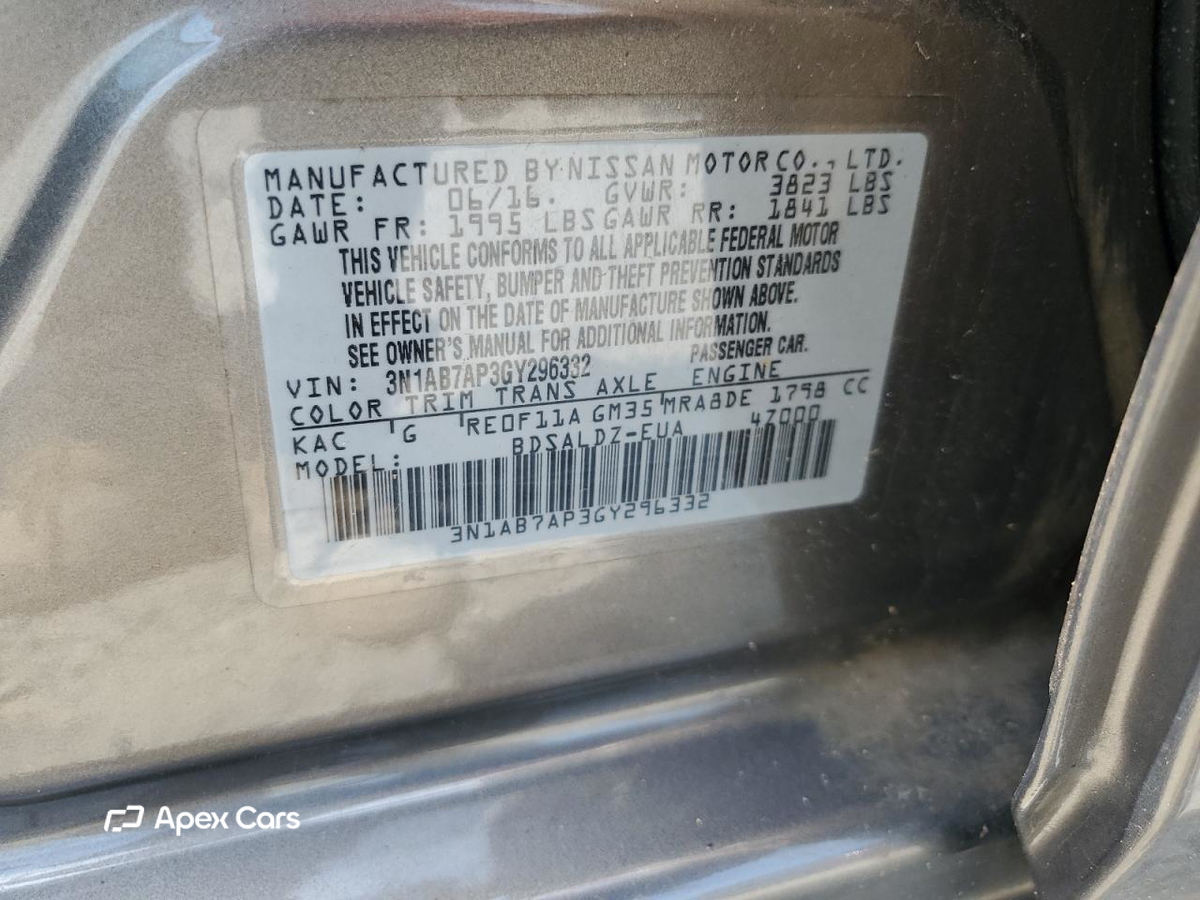 Nissan Sentra 2016