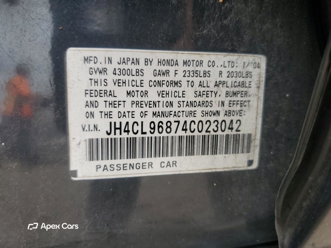 Acura TSX 2004