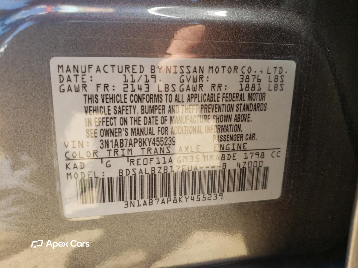 Nissan Sentra 2019