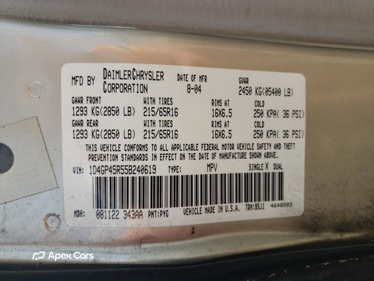 Dodge Caravan 2005