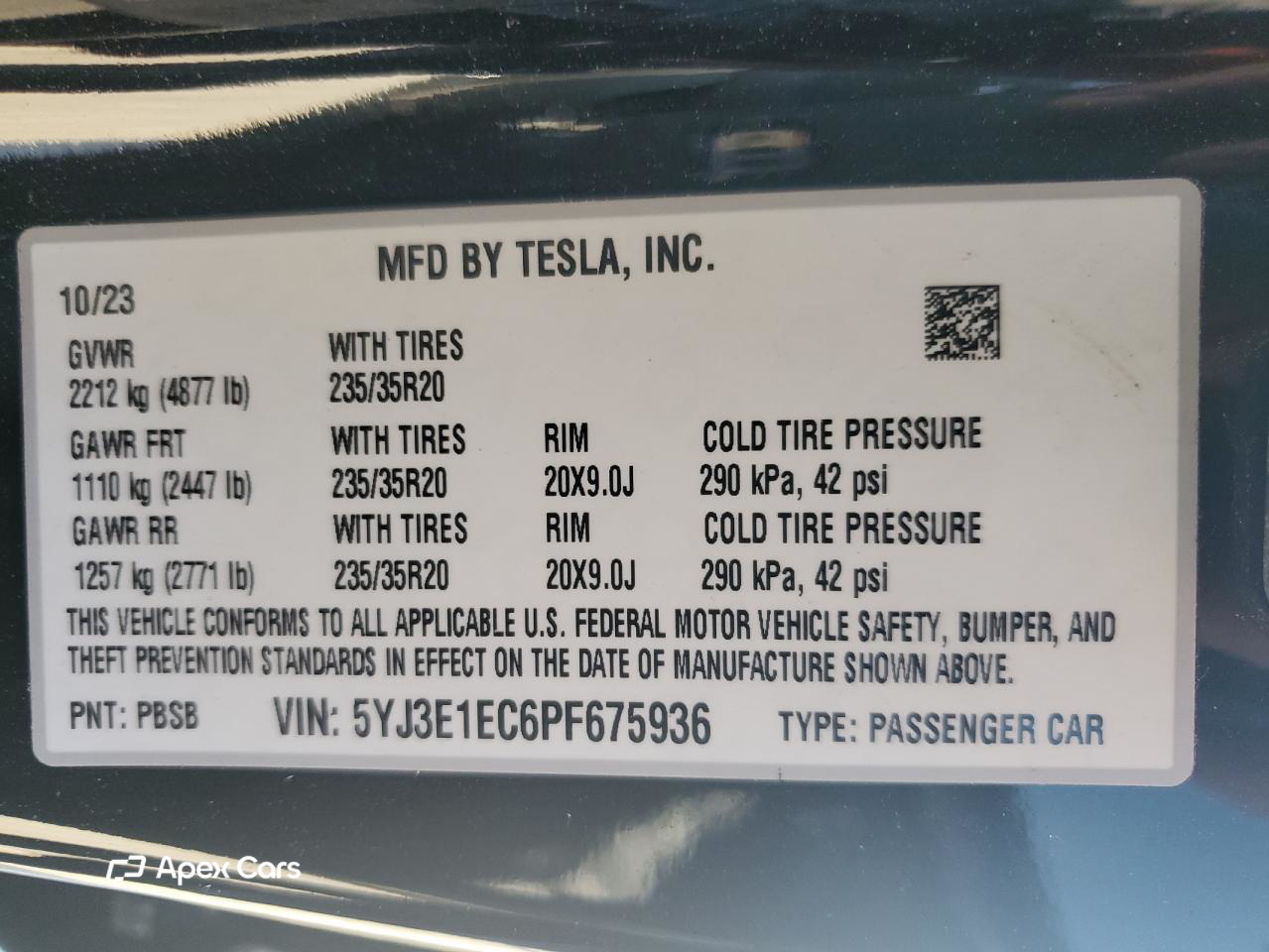 Tesla Model 3 2023