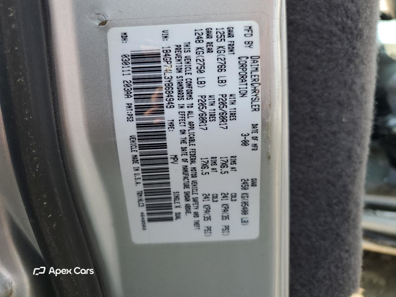 Dodge Caravan 2000