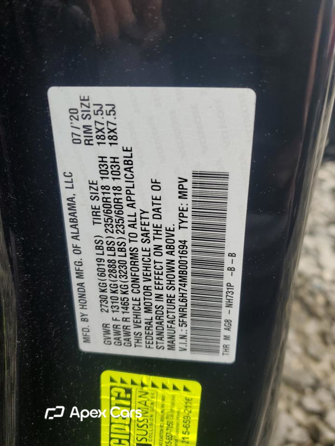 Honda Odyssey 2021
