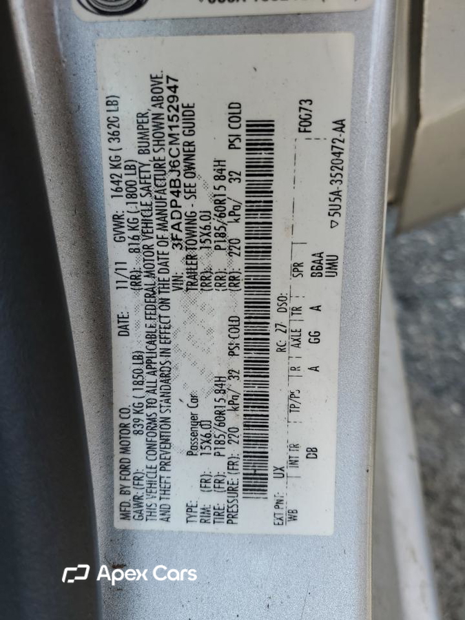 Ford Fiesta 2012