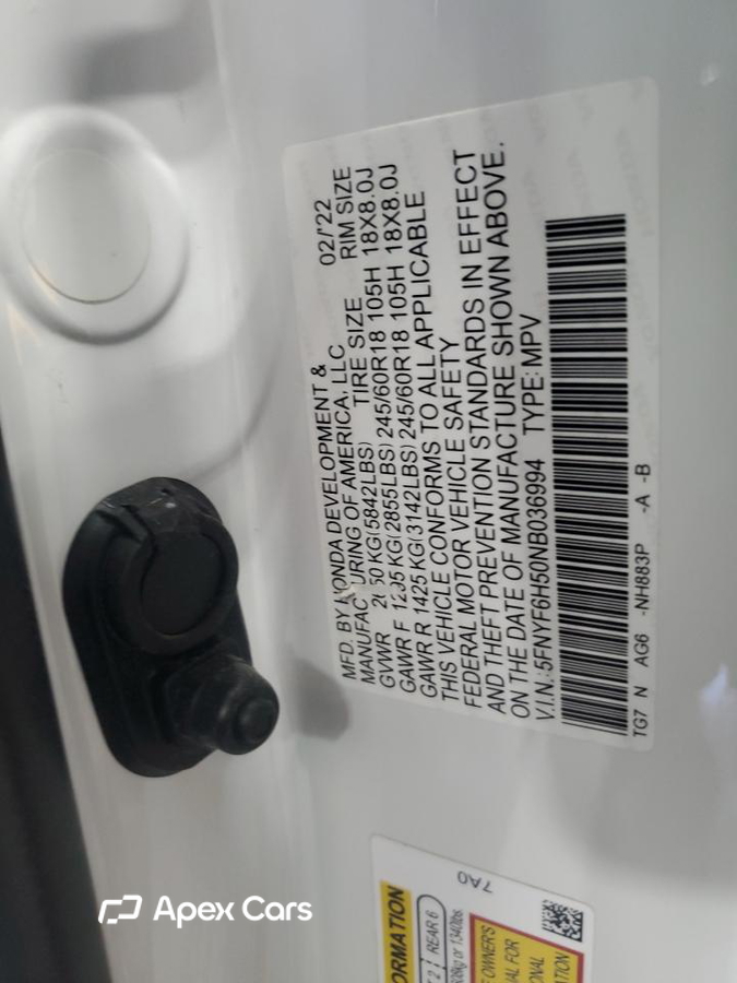 Honda Pilot 2022