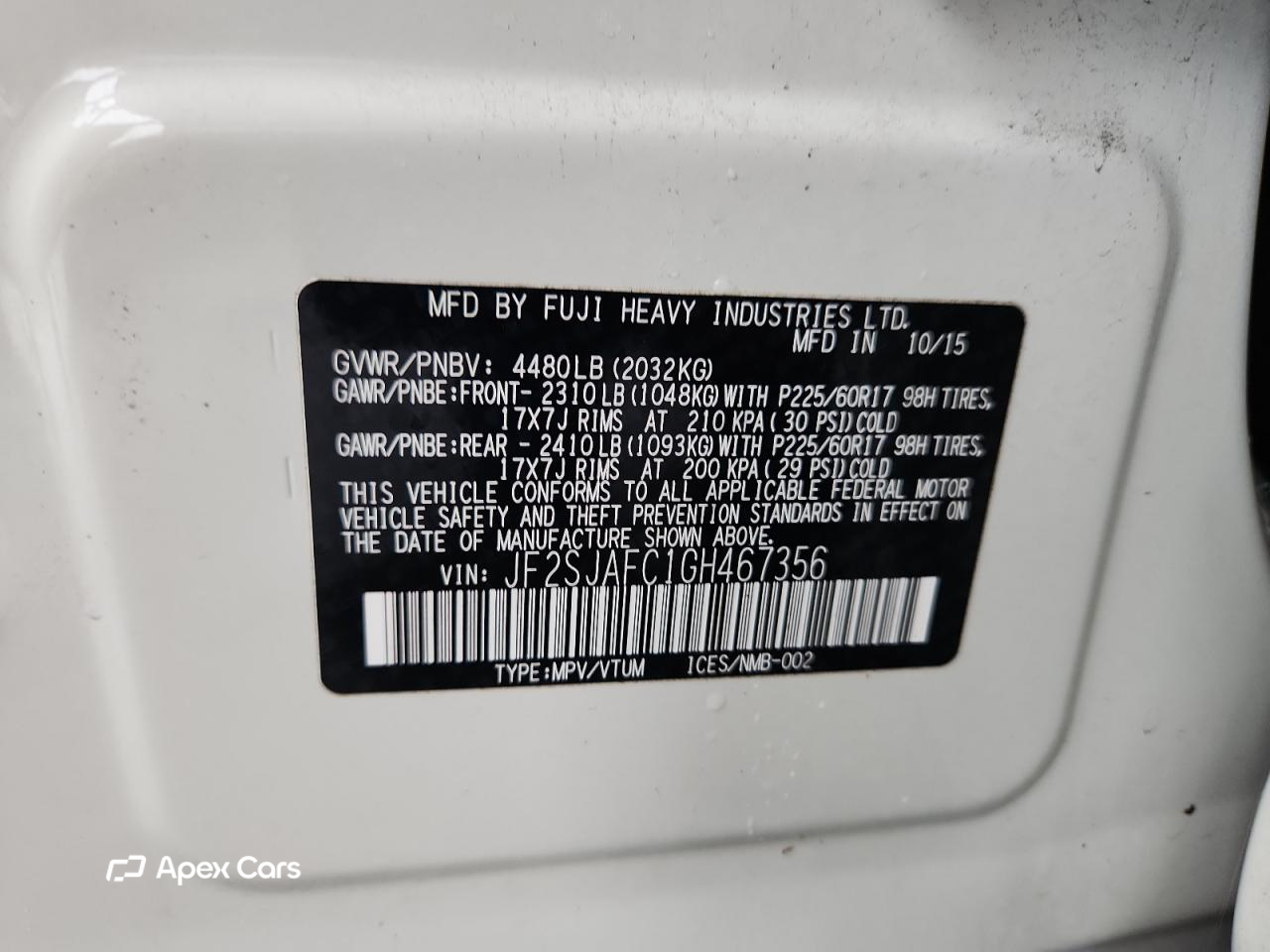 Subaru Forester 2016