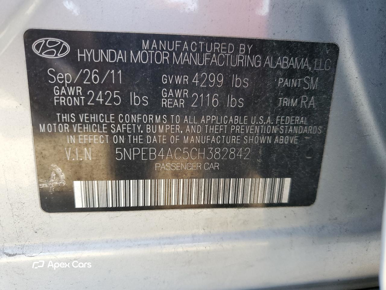 Hyundai Sonata 2012