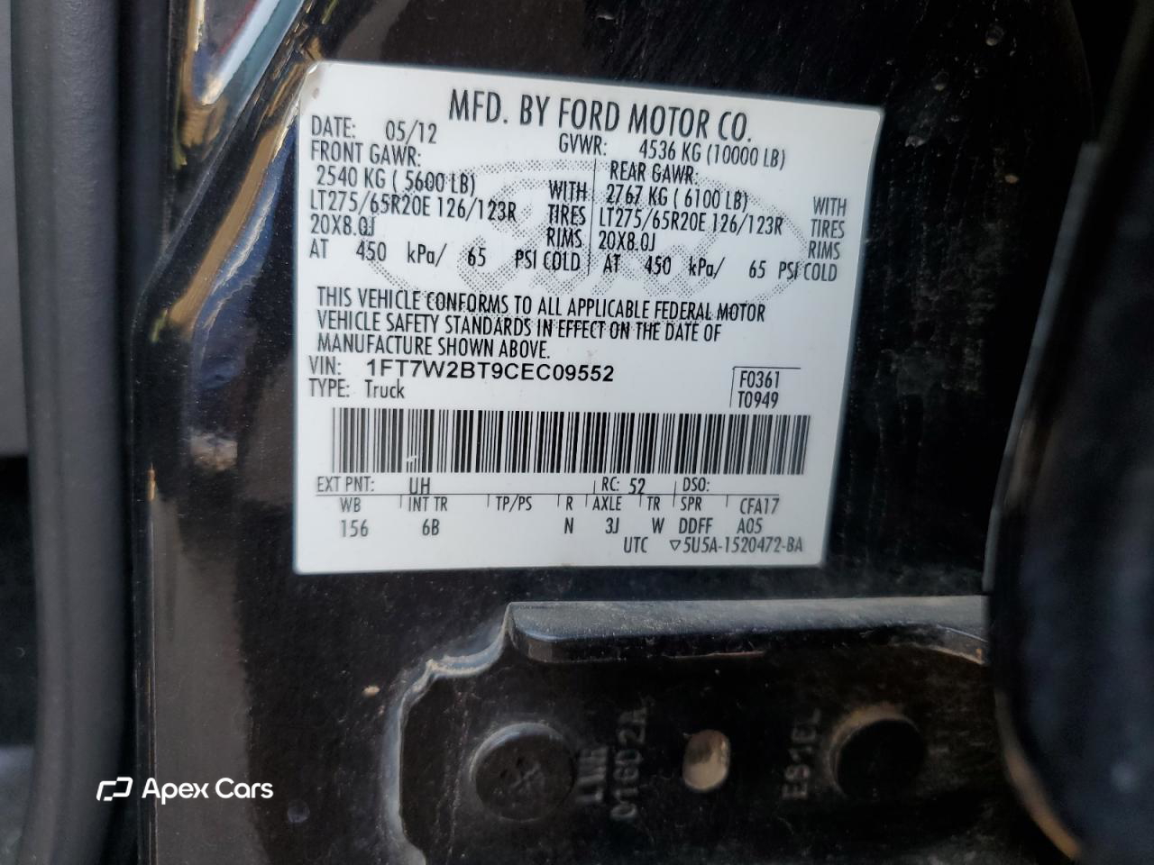 Ford F250 2012