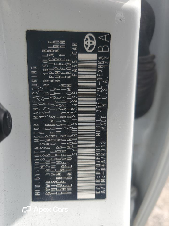 Toyota Corolla 2017