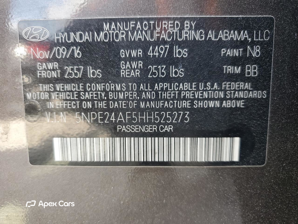 Hyundai Sonata 2017