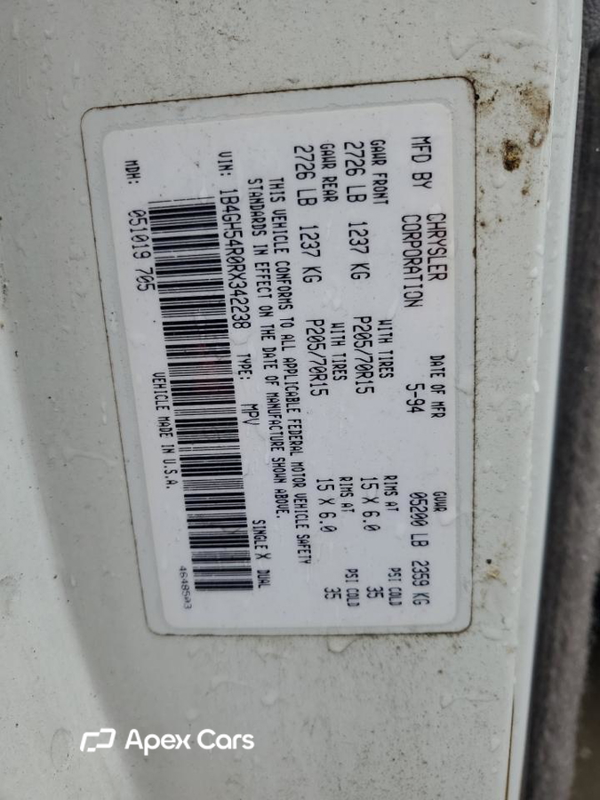 Dodge Caravan 1994