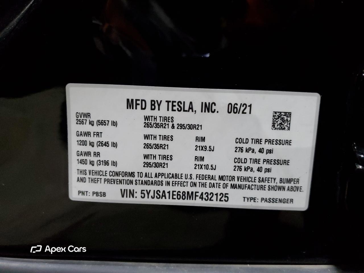 Tesla Model S 2021