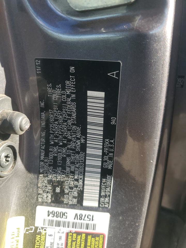 Toyota Sienna 2013