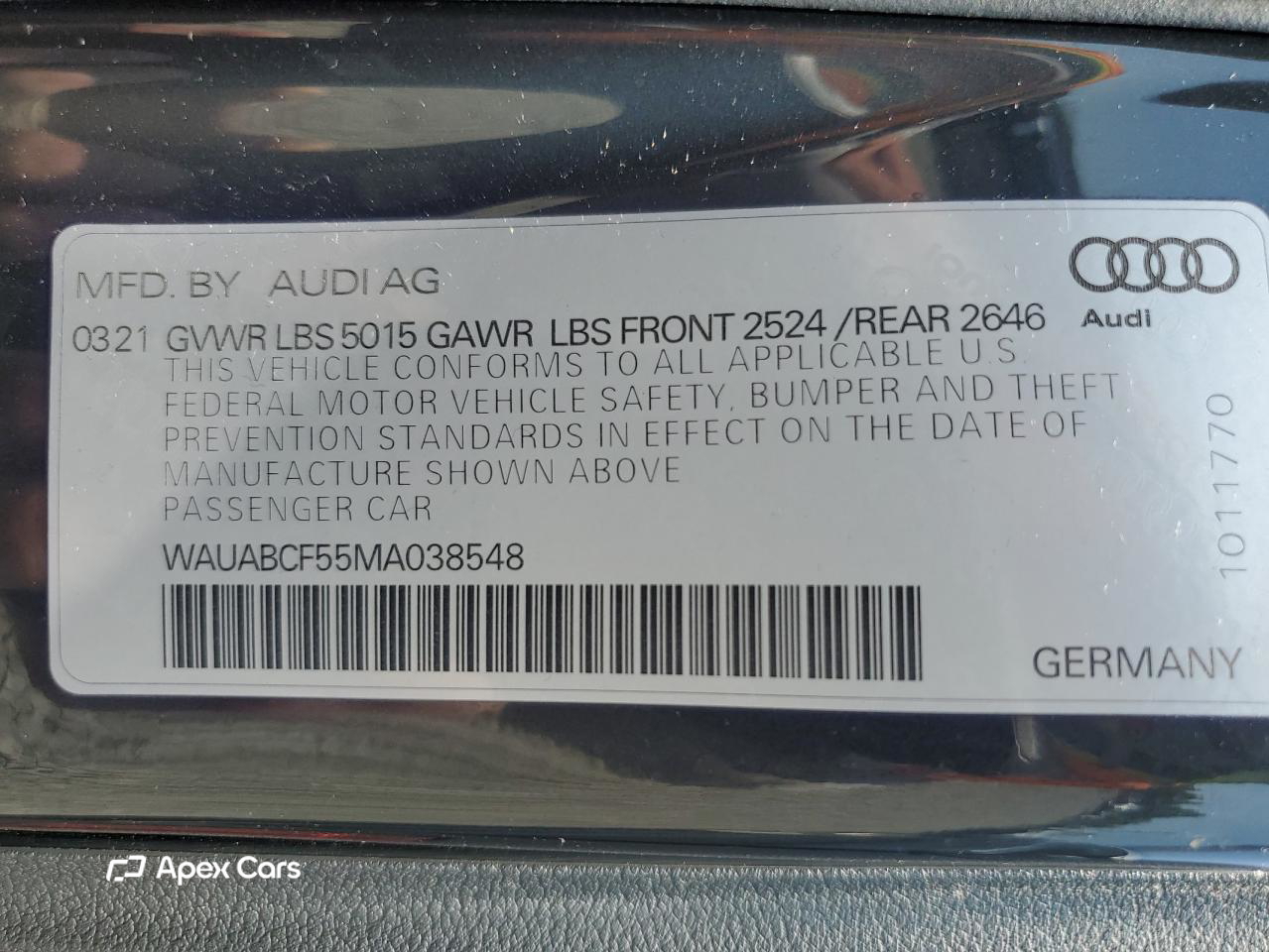 Audi A5 2021