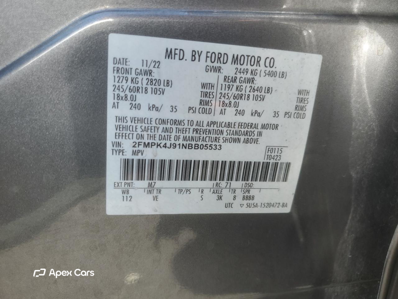 Ford Edge 2022