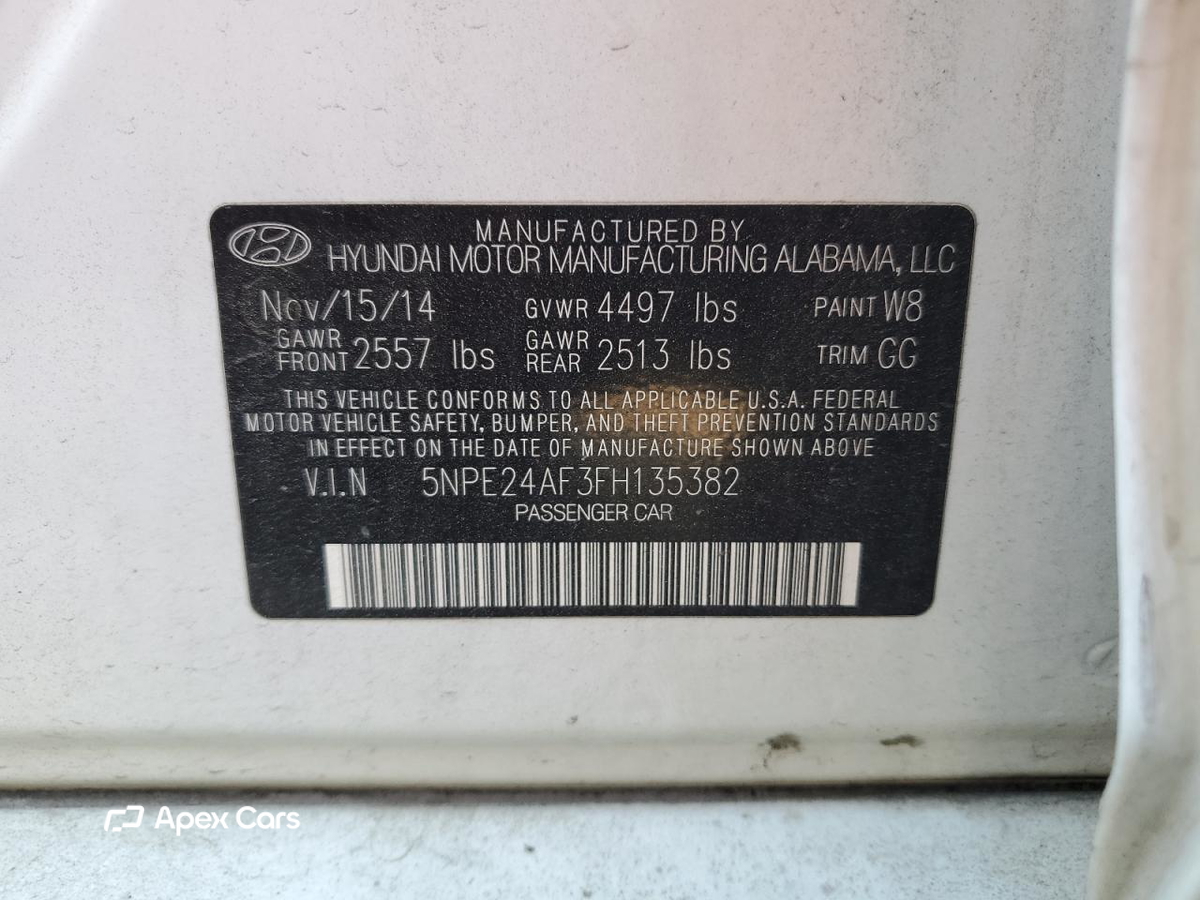 Hyundai Sonata 2015