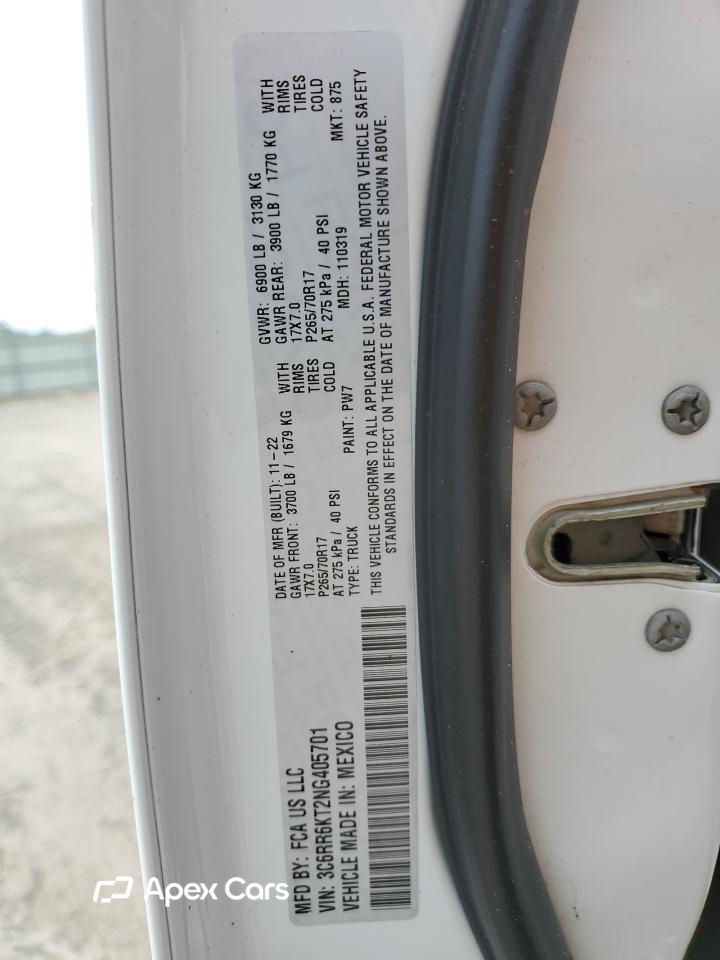 RAM 1500 2022
