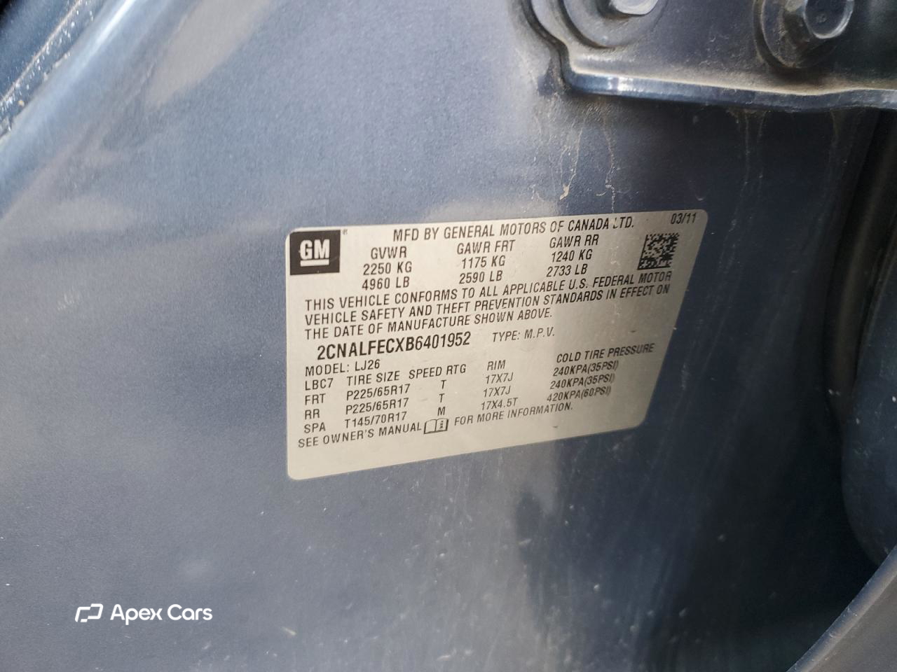 Chevrolet Equinox 2011
