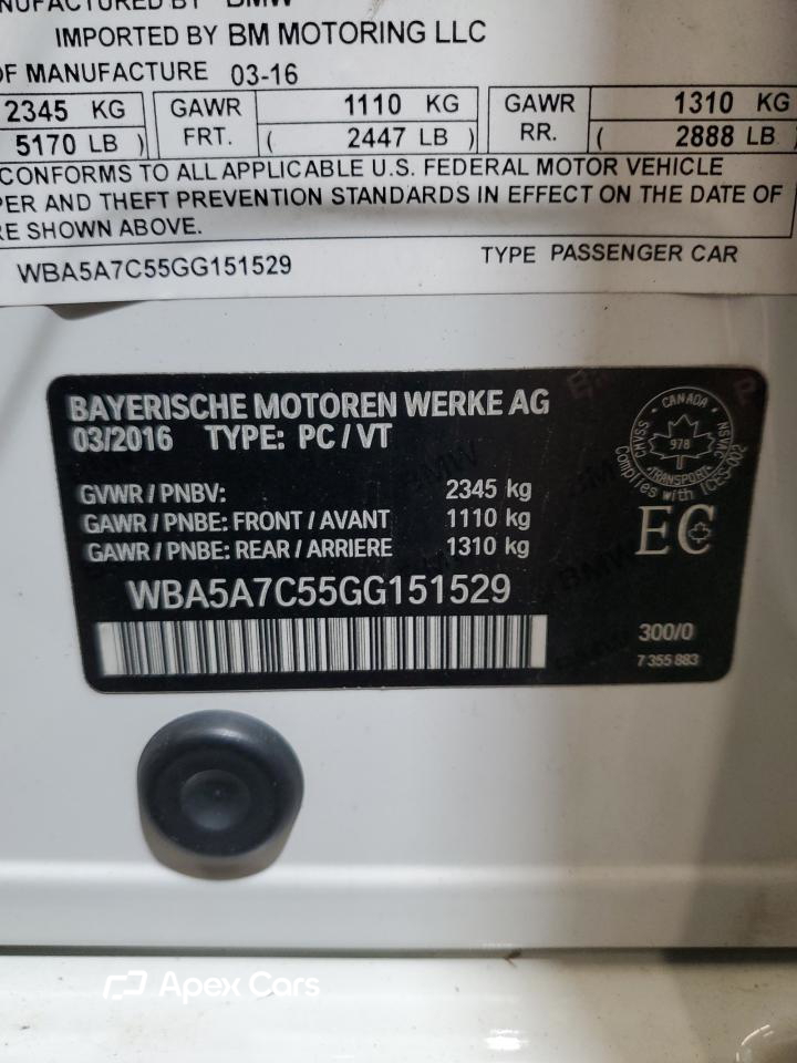 BMW Series 5 2016