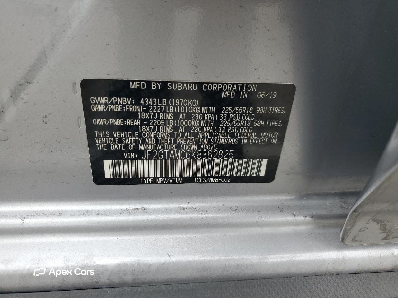 Subaru XV 2019