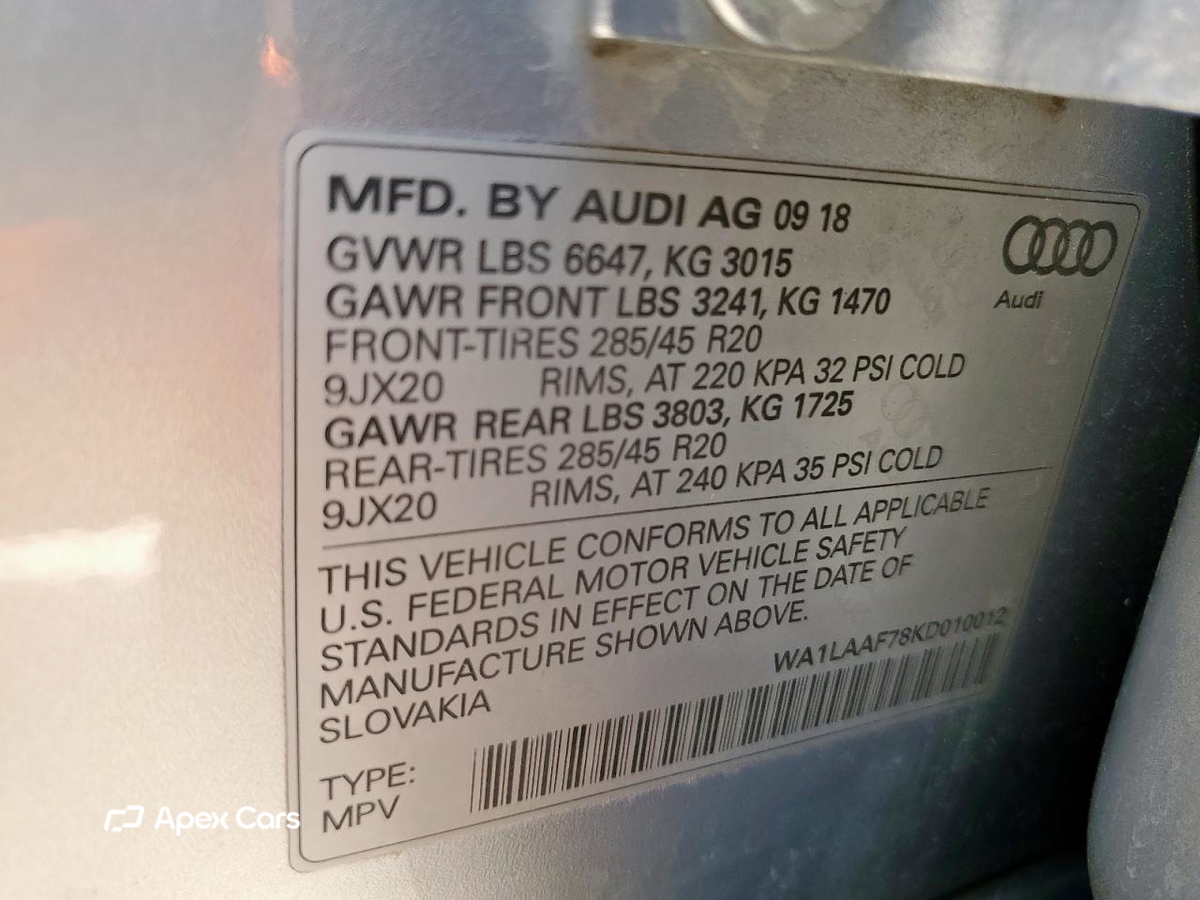 Audi Q7 2019