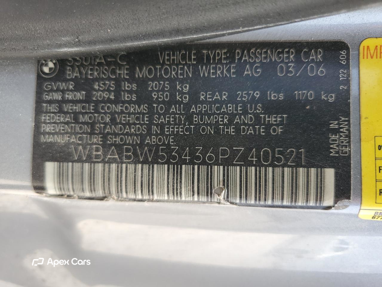 BMW Series 3 2006