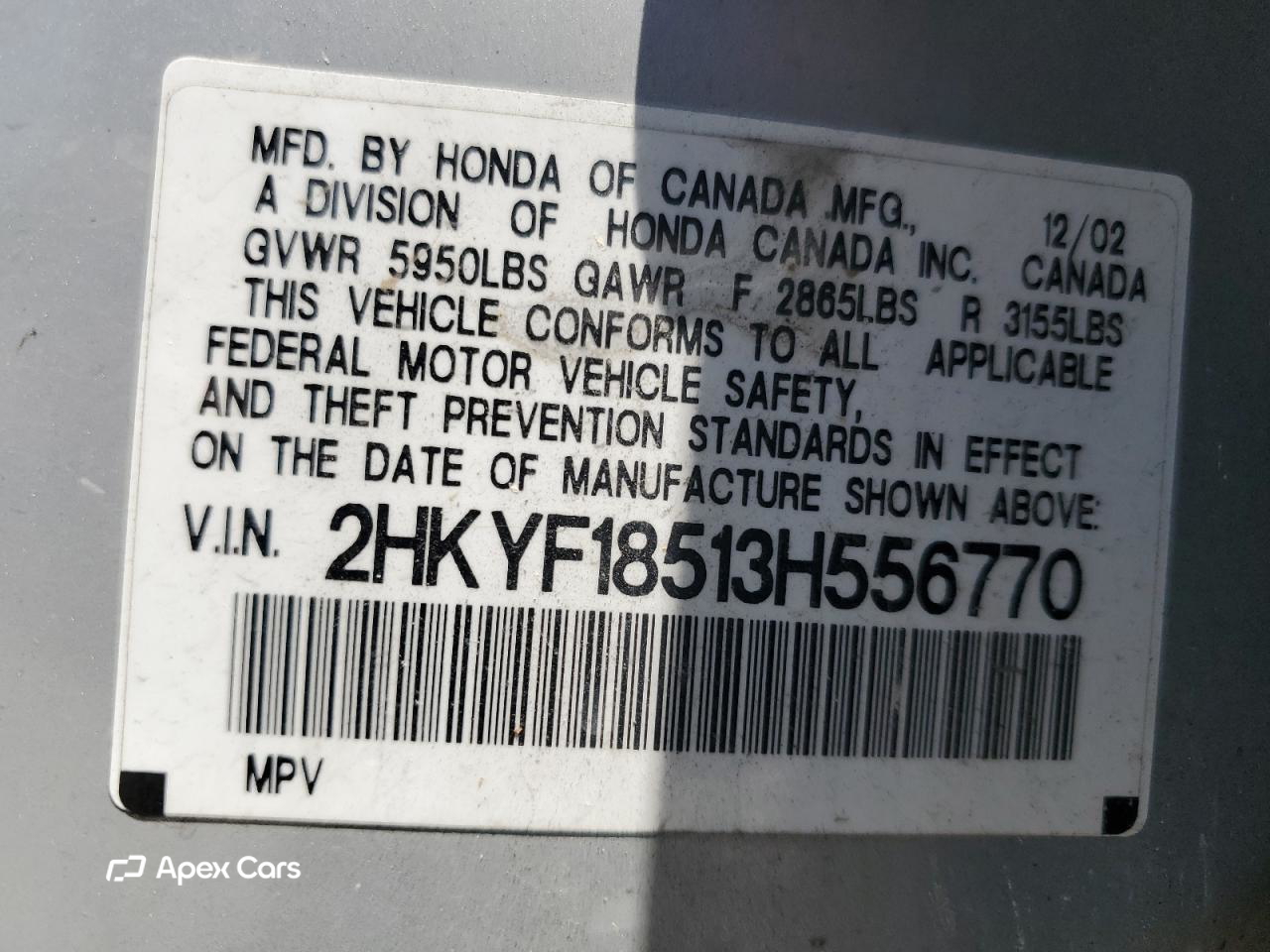 Honda Pilot 2003