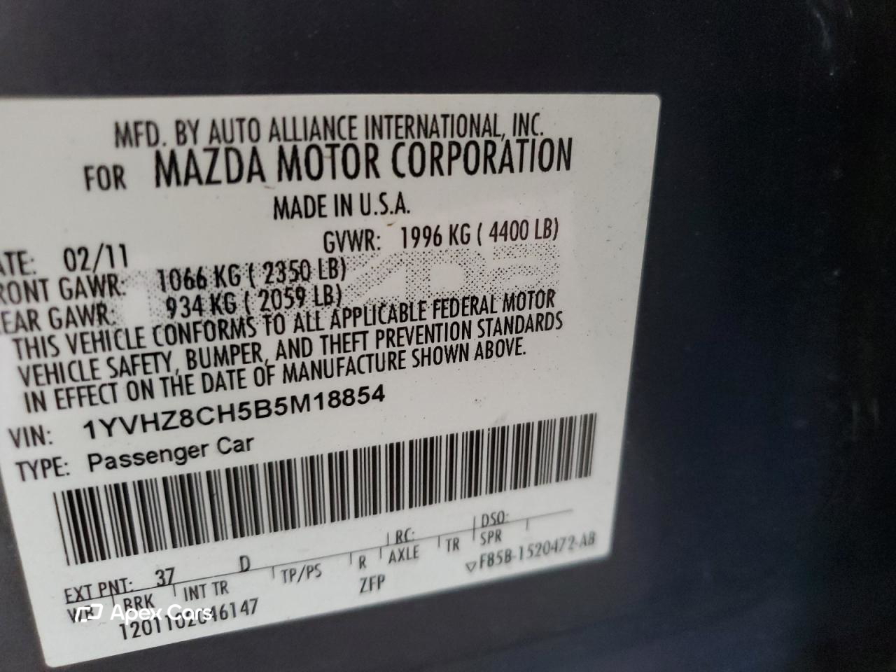 Mazda 6 2011