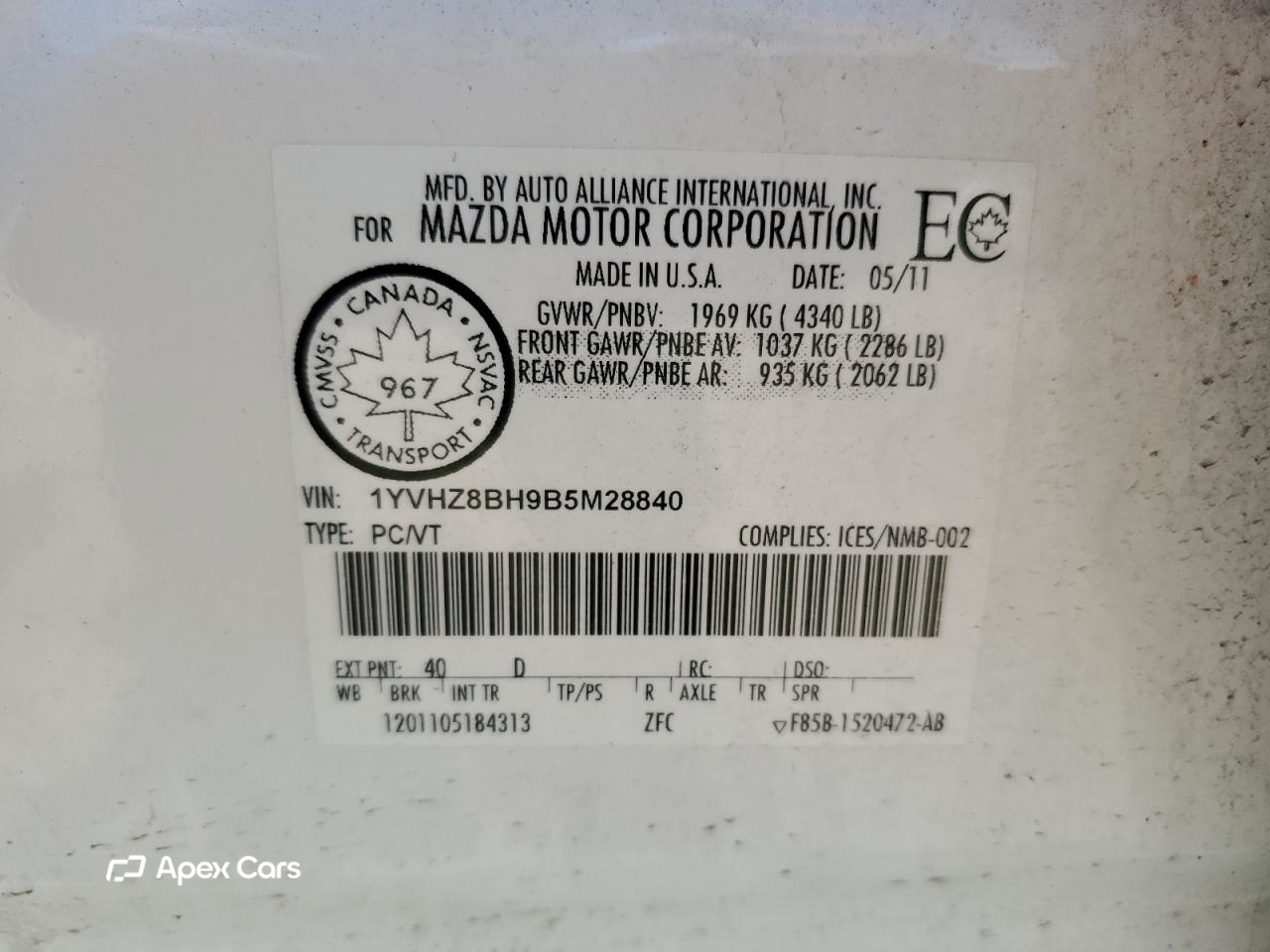 Mazda 6 2011