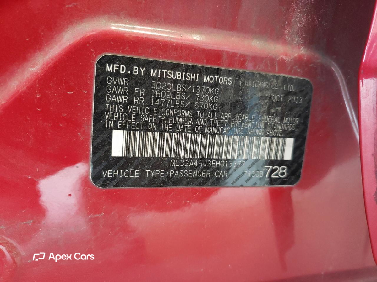Mitsubishi Mirage 2014