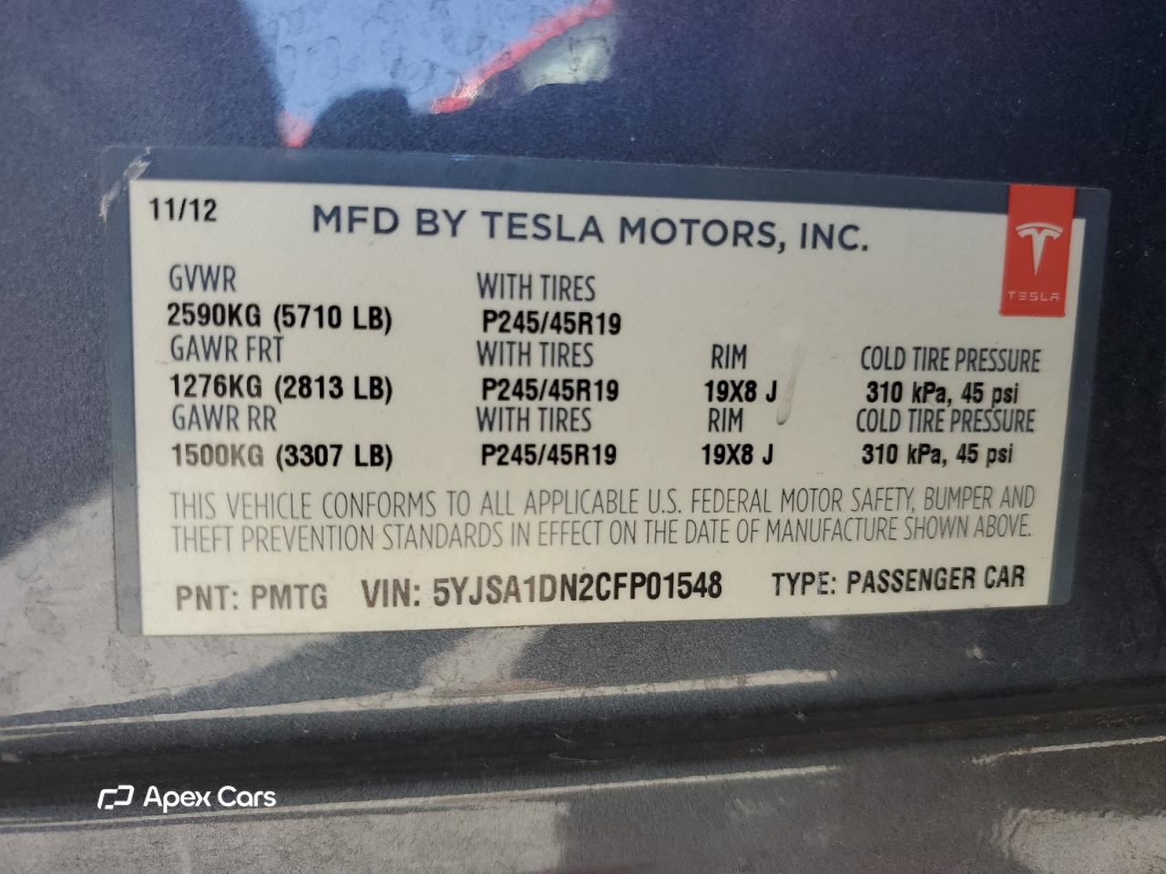 Tesla Model S 2012
